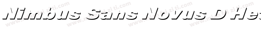 Nimbus Sans Novus D Heavy Conde Reg字体转换